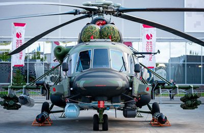 Ein russischer Hubschrauber Mi-171 legte bei einer Überführung 5000 Kilometer zurück.