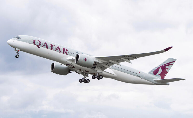 a350 900 qatar airways msn214 take off