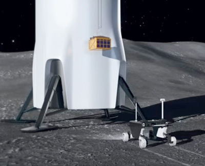 SpaceX befördert Mondauto FLEX