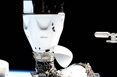 Axiom-1: Erste Privat-Crew mit Dragon-Kapsel auf der ISS