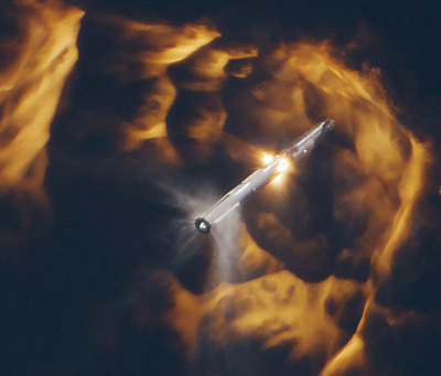 Zweitstufe Starship explodierte im Flug