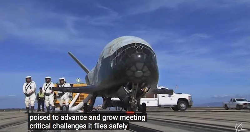 Boeing -Video von Start und Landung der X-37B